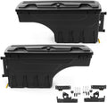 PIT66 Truck Bed Storage Box Compatible with Toyota Tacoma 2005-2020 Crew Cab/Extended Cab,Fit Toyota Tacoma 2005-2014 Standard Cab Lockable Tool Box Driver and Passenger Side