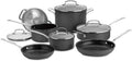 Cuisinart 11-Piece Cookware Set, Black, Chef's Classic Nonstick Hard Anodized, 66-11