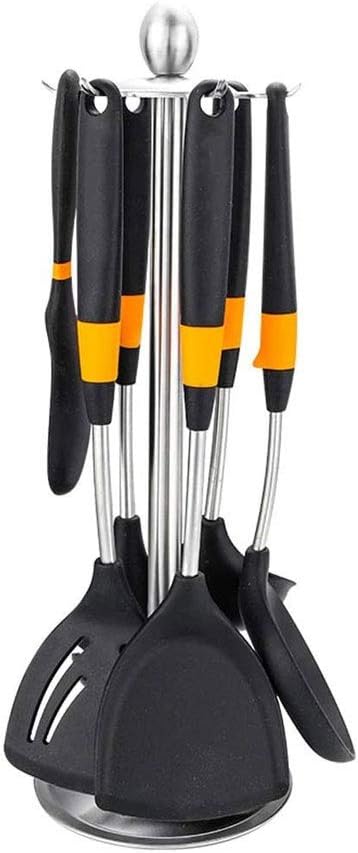 Cooking Utensils Set Stainless Steel Silicone Kitchen Utensil Set Non-stick Spatula with Storage Box Cooking Tools