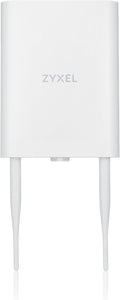 Zyxel WiFi 7 Wireless Access Point | BE5100 | Outdoor IP55 Protection | 2.5Gb 4-Stream Dual-Radio | Smart Mesh MLO | PoE Injector Included | Nebula App/Cloud or Standalone | TAA Compliant | NWA55BE