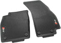 Audi 4N1061221A041 Rubber Car Mats Floor Mats Front 2 x Rubber All Weather Mats Black with S8 Lettering