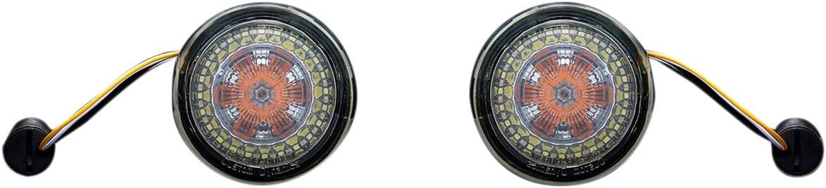 Custom Dynamics ProBEAM Amber/White Dynamic Ringz with Smoke Lens PB-AW-1157
