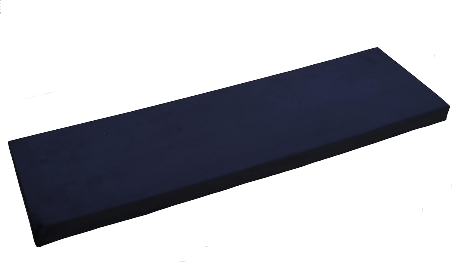 Custom Bench Cushion 72Inch,Indoor Outdoor Patio Furniture Cushions,Non-Slip Bench Pads,Chair Cushion Sofa Pads for Piano Window Entryway Dining Seat,Optional Piping,Removable,Black 24' X 72'X 2'