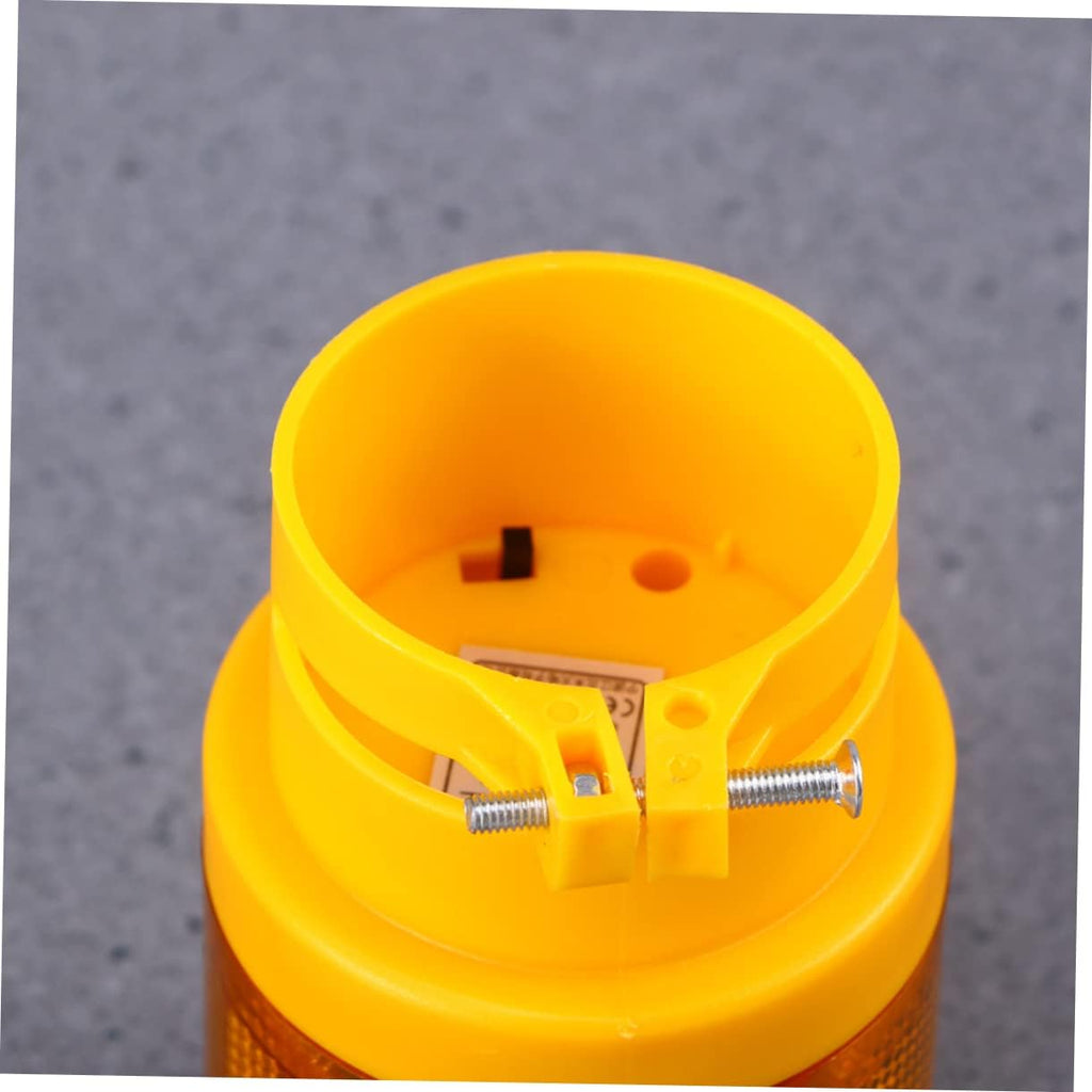 Unomor 10pcs Solar Strobe Light for Traffic Safety Cordless Emergency Road Construction Beacon for Outdoor Use