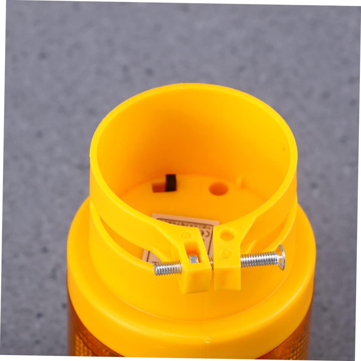 Unomor 10pcs Solar Strobe Light for Traffic Safety Cordless Emergency Road Construction Beacon for Outdoor Use
