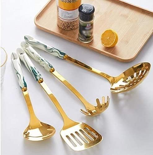 Kitchen Utensils Set, Cooking Utensils Set Stainless Steel Kitchen Tools Thicken Anti-scalding Spatula Fried Shovel Egg Fish Frying Pan Scoop Spatula Cooking Utensils