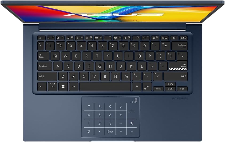ASUS Vivobook 14 Laptop 2025 14' FHD 1920 x 1080 Display Intel Core i5-1334U, 10-core, Intel Iris Xe Graphics, 16GB DDR4, 512GB SSD, Wi-Fi 5, Bluetooth 5, 720p HD Camera, Windows 11 Home