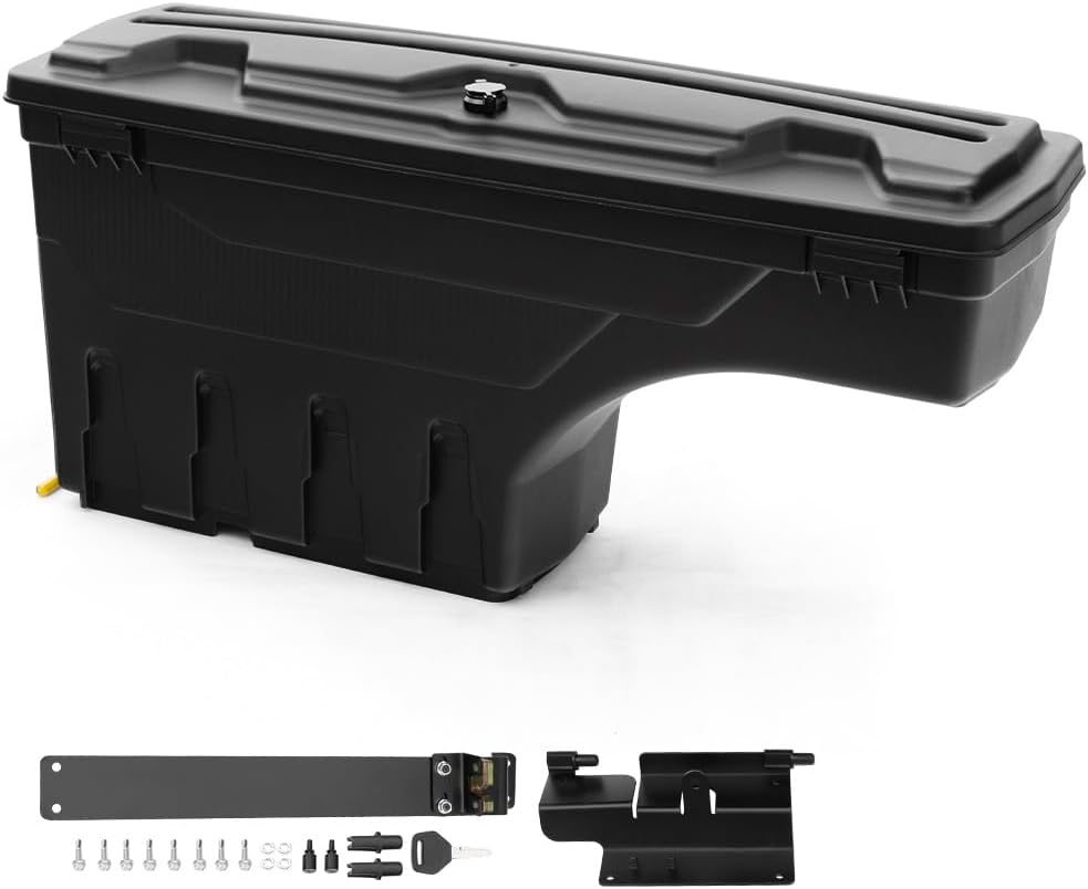 G-PLUS Truck Bed Storage Box Tool Box Left Driver Side Compatible with Chevy Colorado/GMC Canyon 2015-2020