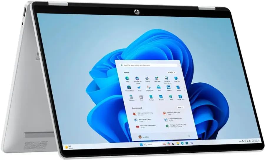 HP 2025 OmniBook 5 Flip 2-in-1 14' WUXGA IPS Touchscreen Laptop 10-Core Intel Core 7 150U 16GB LPDDR5 1TB NVMe SSD USB-C w/DP WiFi AX BT Webcam HDMI2.1 Backlit KB Windows 11 Home w/RE USB