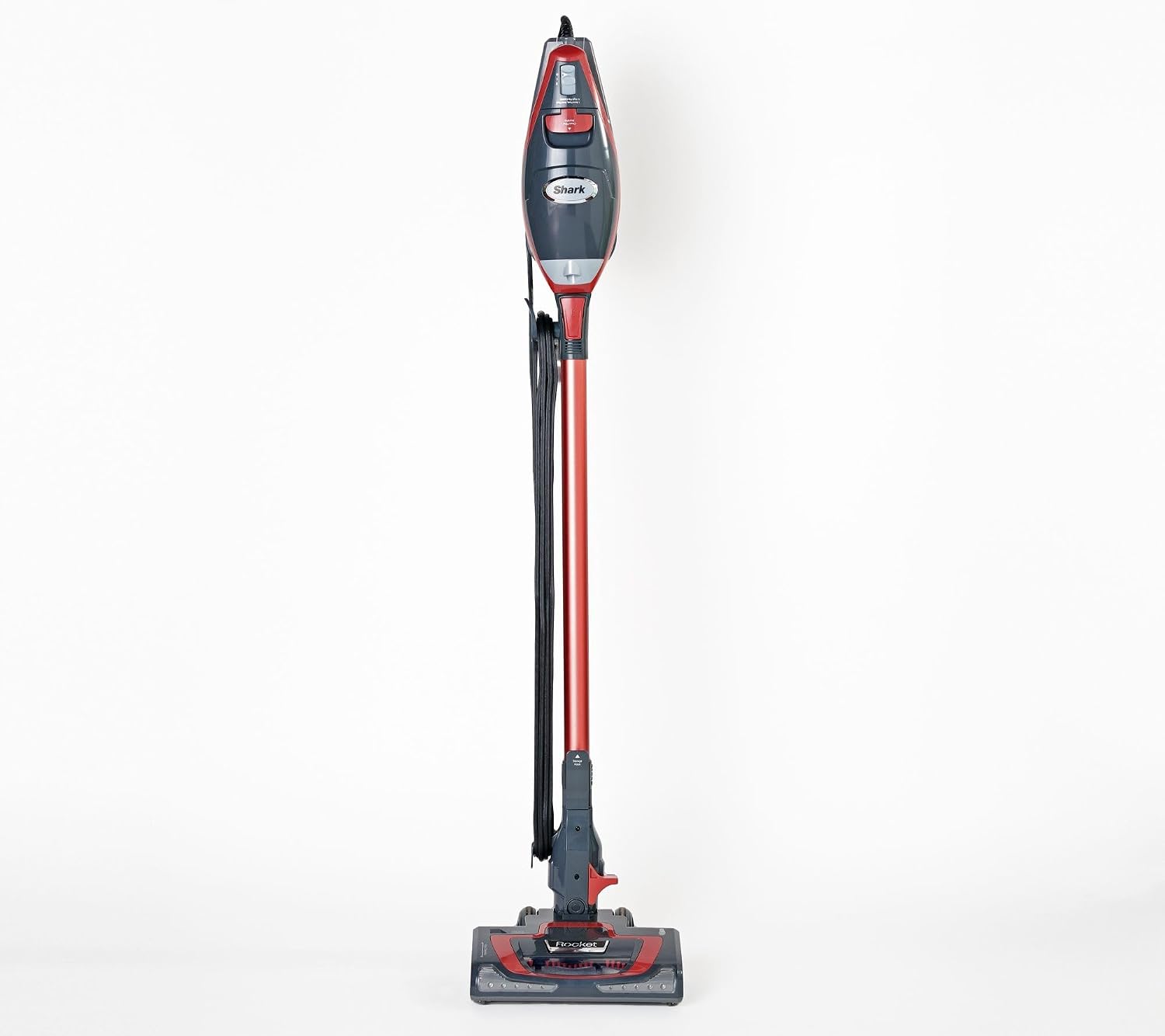 Shark HV371 Rocket Pro DLX Corded Stick, Removable Hand Vacuum, Advanced Swivel Steering, XL Cup, Crevice Tool, Upholstery Tool & Anti-Allergen Dust Brush (Renewed) (Rosewood)