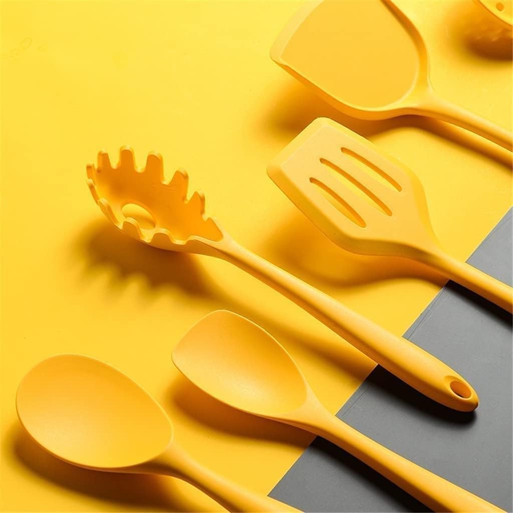 9 pcs Silicone Kitchen Cooking Utensil Set Non-Stick Heat Resistant Cookware BPA Free Non-Toxic Tools
