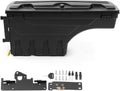 PIT66 Lockable Truck Bed Toolbox Compatible With Toyota Tacoma 2005-2021 Left Driver Side Truck Bed Storage Box Tool Box Drawer