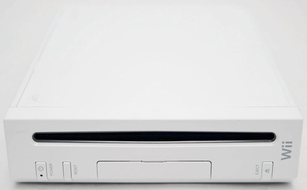 BOXED Nint endo Wii RVL-001 Console - White Retro Gaming System with Up-To-Date Wii-Mote Controller Bundle (Renewed)