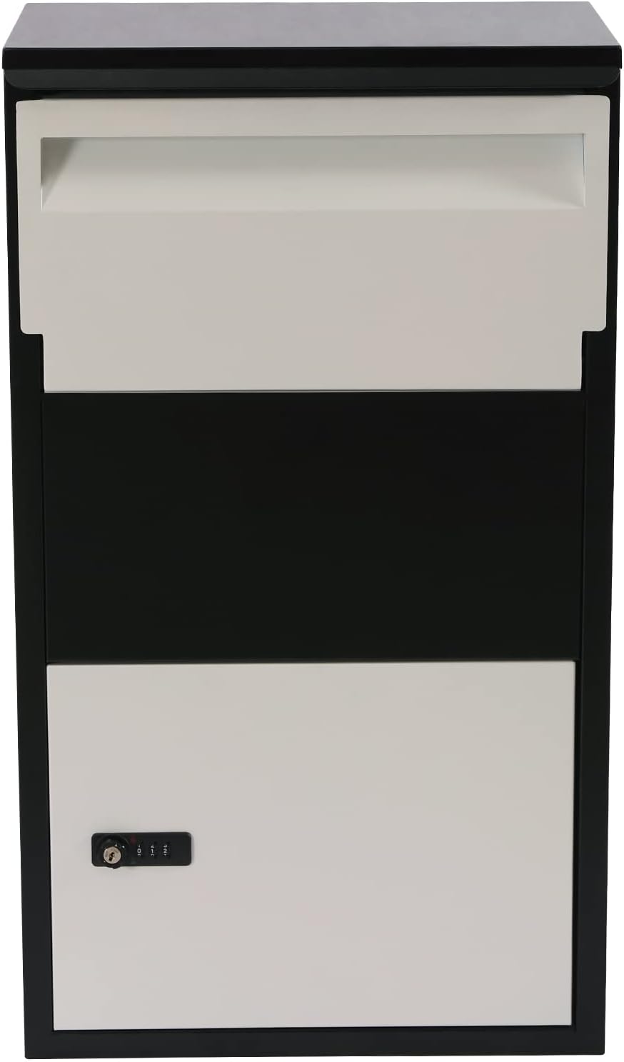 Package Drop Box Package Delivery Boxes for Secure Parcel and Mail Delivery, Extra Large Mailbox Wall Mount Mailbox with Coded Lock, Security Locking Dropbox for Outside to Collect Packages and Mail