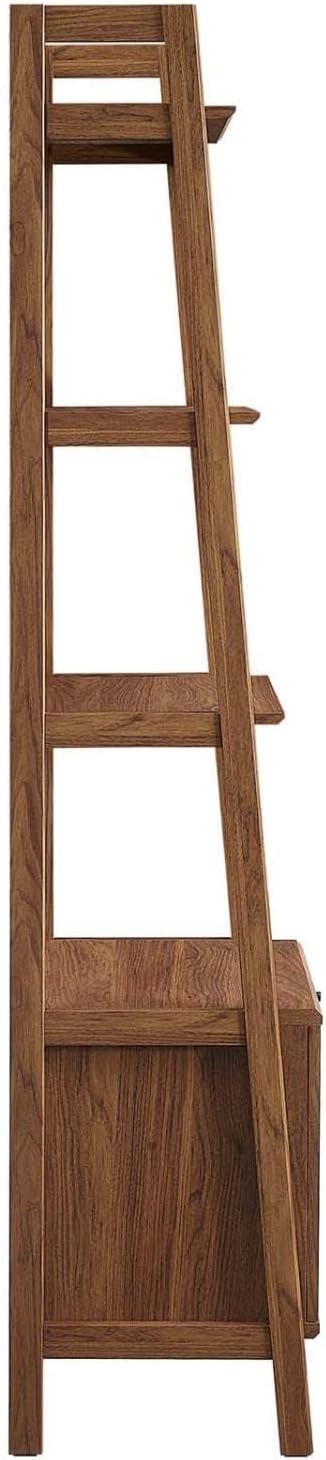 Modway 21' Bookshelf Display Case in Walnut