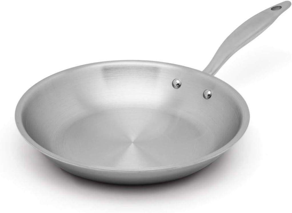 Heritage Steel 5 Piece Essentials Cookware Set | Made in USA | Titanium Series 316Ti Stainless Steel with 5-Ply Construction | Induction-Ready and Fully Clad