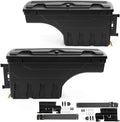 G-PLUS One Pair of Truck Bed Storage Box Compatible with Chevy Colorado/GMC Canyon 2015 2016 2017 2018 2019 2020 Rear Driver and Passenger Side 2Pcs Set