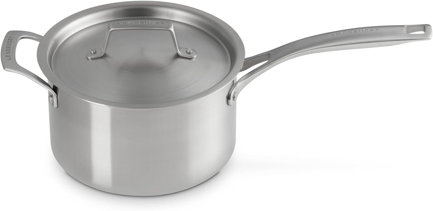 Le Creuset Essential Stainless Steel 10 Piece Cookware Set