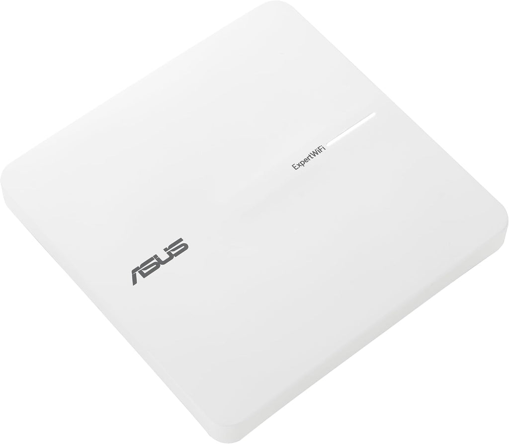 ASUS ExpertWiFi EBA63 AX3000 Dual-Band WiFi 6 (802.11ax) PoE Access Point, Support up to 5 SSIDs and VLAN, Self-Defined Network, Support PoE & PoE+, Easy Management app, AiMesh Compatible