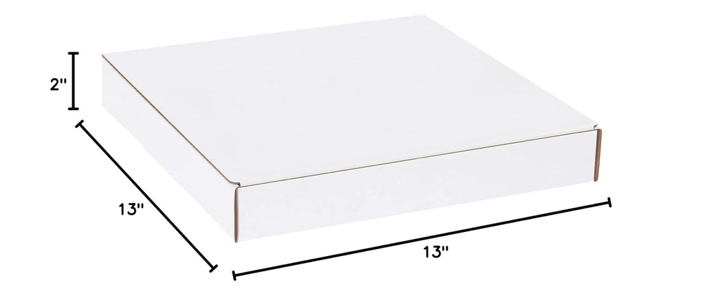 BOX USA Shipping Boxes Small 13'L x 13'W x 2'H 50-Pack, Cardboard Box for Shipping, Moving, Mailing, Packing, Packaging and Storage