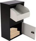 Package Drop Box Package Delivery Boxes for Secure Parcel and Mail Delivery, Extra Large Mailbox Wall Mount Mailbox with Coded Lock, Security Locking Dropbox for Outside to Collect Packages and Mail