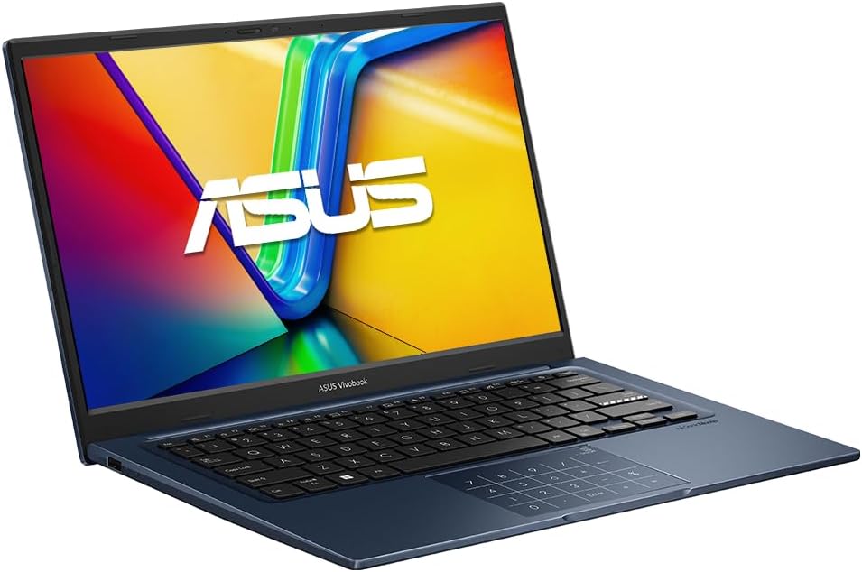 ASUS Vivobook 14 Laptop 2025 14' FHD 1920 x 1080 Display Intel Core i5-1334U, 10-core, Intel Iris Xe Graphics, 16GB DDR4, 512GB SSD, Wi-Fi 5, Bluetooth 5, 720p HD Camera, Windows 11 Home