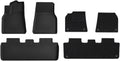 Compatible for Tesla Model Y 3 2021 to 2023 LHD All TPE Floor Mats Trunk Mat Cargo Liner Left Rudder Foot Pads Car Accessories(Clear)