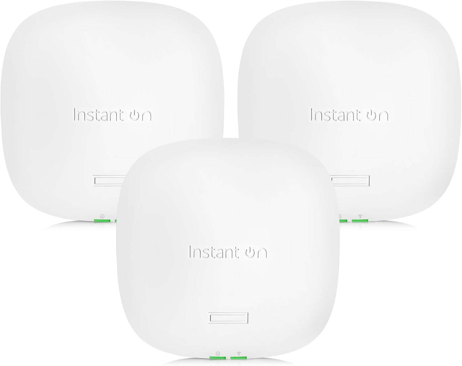 HPE Networking Instant On Access Point AP22 2x2 WiFi 6 Indoor Wireless Access Point (3 Pack) | Long Range, Secure, Smart Mesh Support | Power Source Not Included | US Model (R4W01A-3PACK)