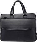 Waterproof Conference Document Package Laptop Bag Men's Genuine Leather Business Handbag