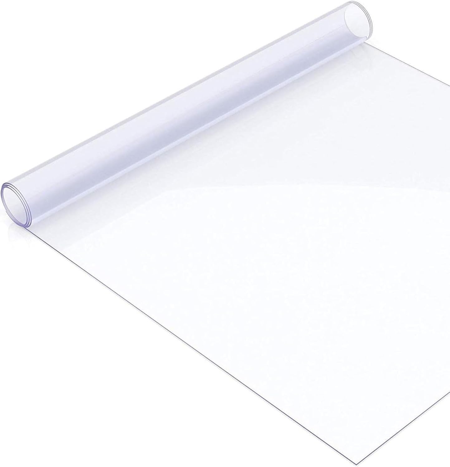 Drsyffsup Clear Plastic Carpet Protector Mat Waterproof Office Desk Pad Vinyl Dining Room Table Protector for Wood Furniture Kitchen Children's Bedroom (Size : 120x500cm-1)
