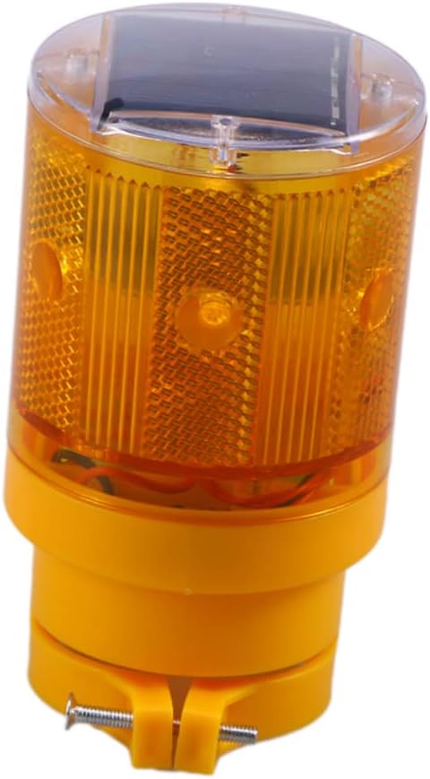 MAGICLULU 5sets Multi-use Solar Traffic Beacon Led Flashing Light Easy Install No Wire Needed 2pcs*5