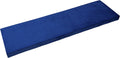 Custom Bench Cushion 72Inch,Indoor Outdoor Patio Furniture Cushions,Non-Slip Bench Pads,Chair Cushion Sofa Pads for Piano Window Entryway Dining Seat,Optional Piping,Removable,Navy Blue 24' X 72'X 2'