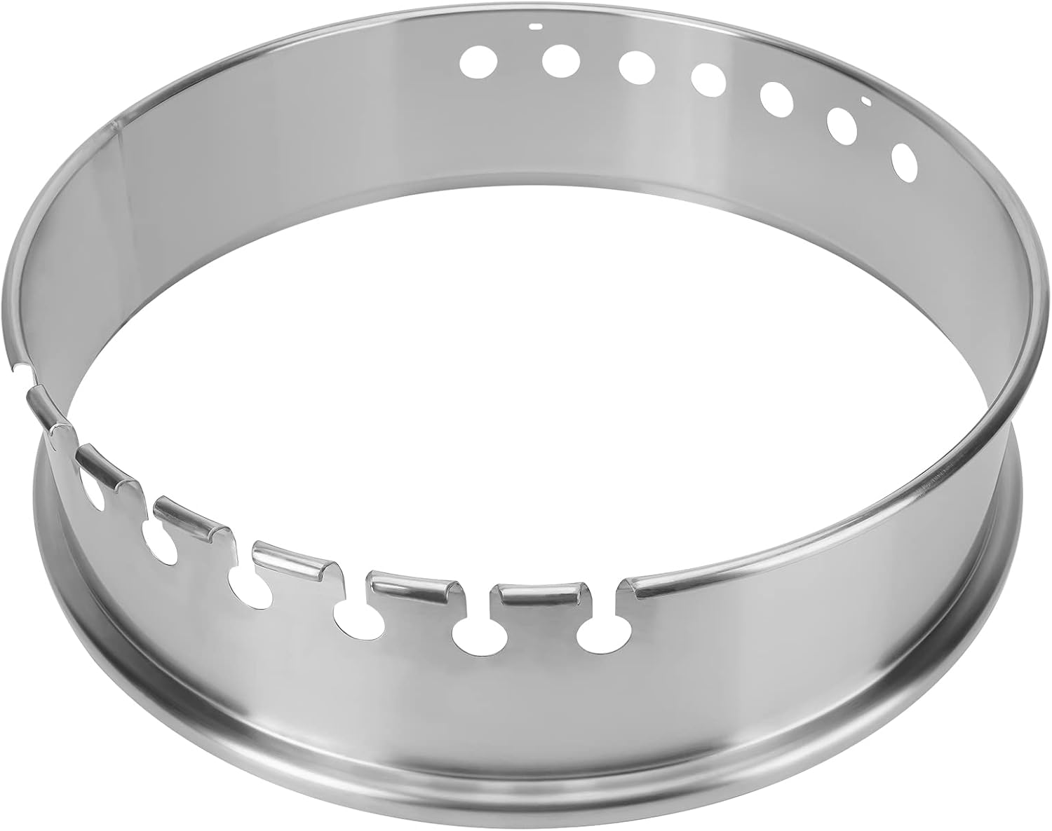only fire Shish Kabob Set with Stainless Steel Ring, Automatic Skewers Turner for Weber 22' Kettle and Other Similar Kettle Grills