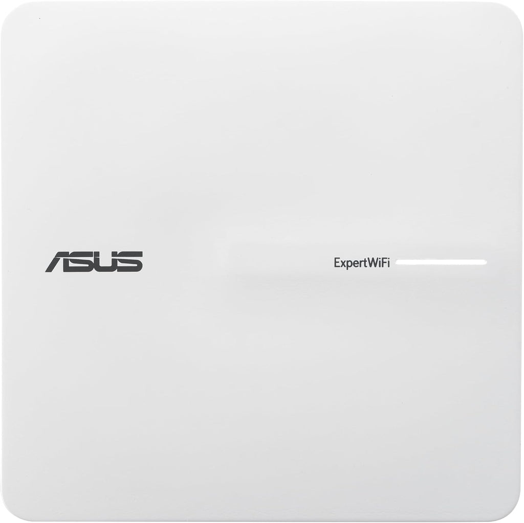 ASUS ExpertWiFi EBA63 AX3000 Dual-Band WiFi 6 (802.11ax) PoE Access Point, Support up to 5 SSIDs and VLAN, Self-Defined Network, Support PoE & PoE+, Easy Management app, AiMesh Compatible