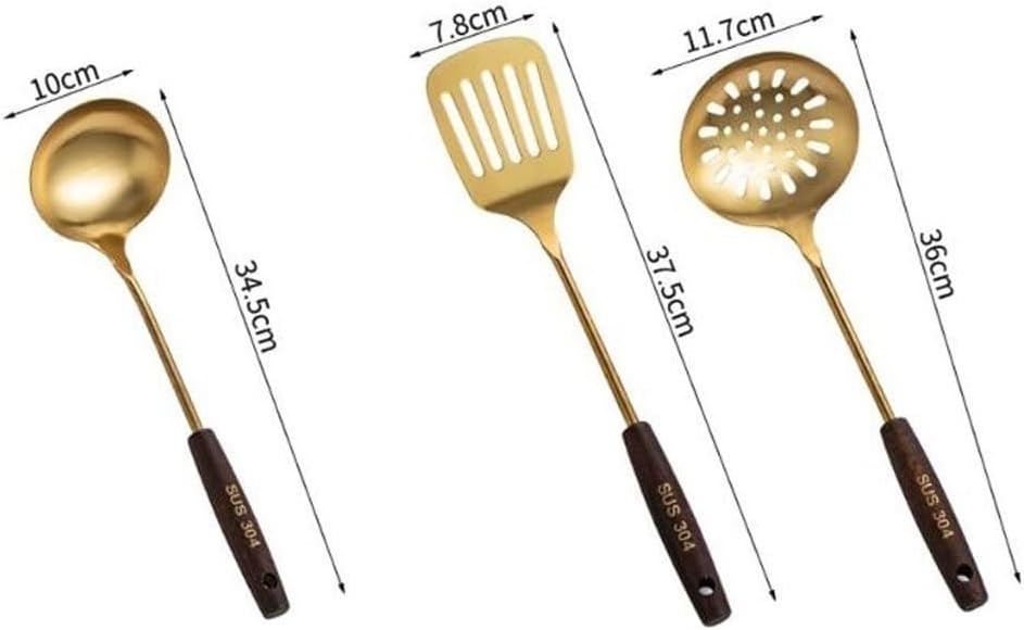 Kitchen Utensils Set，Cooking Utensils Kitchen Tools Gadgets 3 Pieces Sets Spoons for Cooking Spatulas Stainless Steel Cooking Utensils Spatulas Spoons
