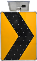 Solar LED Traffic Arrow Sign, Rectangle Road Traffic Emergency Warning Light, High Brightness Outdoor Traffic Road Warning Sign Board