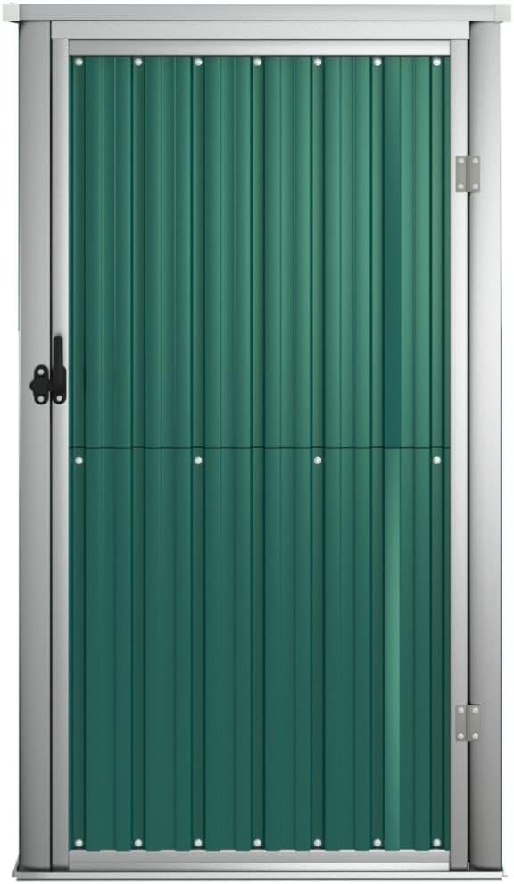 Outdoor Storage Garden Storage Room Outdoor Tool Shed Garden Tool Shed Green 34.6'x35'x63.4' Galvanized Steel for Gardens, backyards