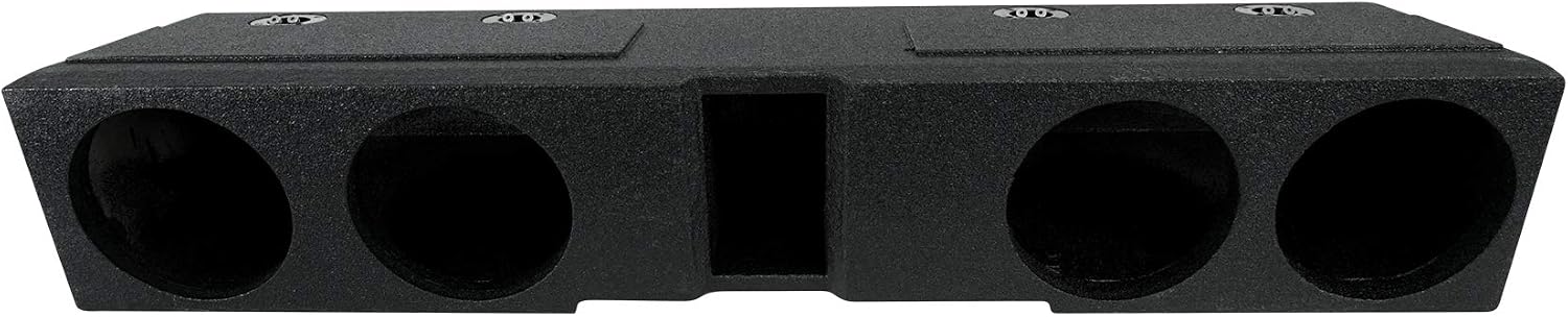 Rockville W8K5S4 Bundle: (4) 8' in 800W Peak / 200W RMS 4-Ohm Car Subwoofers, Quad 8 in Sub Box for Ford F150/F250/F350, 2 Dual Sub Box Install Kits, 7-Items