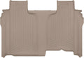 WeatherTech FloorLiner HP Custom Fit Floor Mats for Chevrolet Silverado 1500 LTD, Silverado 2500HD/3500HD, Sierra 2500HD / 3500HD - 2nd Row (4514365IM), Tan