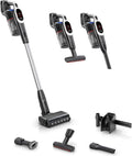 Bosch Unlimited 9 Cordless Stick Vacuum Cleaner - Up to 60 Min Battery, Multi-Surface, Vacuums Pet Hair, Hard Floors and Carpets, HEPA Filter, MicroClean Brush, 3 Accessories, White
