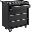 4-Drawer Tool Chest With Wheels, Rolling Tool Cart With Universal Wheels, Sliding Drawers and Protective Liner, Lockable Storage Cabinet for Garage, Workshop, Warehouse