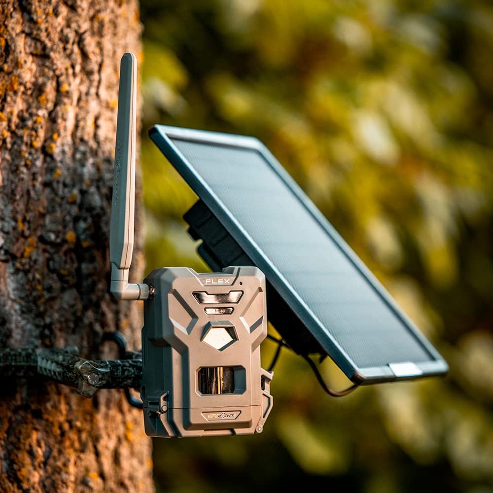SPYPOINT Solar Panel for Trail Camera with Internal Battery for Outdoor Trail Camera Solar Panel (SPLB-22)