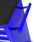 YOPTO Multifunctional Cart with 4 Ball-Bearing Drawers,Portable Rolling Tool Chest W/ 4 Wheels and Pull Handle,for Garage,Warehouse,Workshop,Repair Shop,Blue