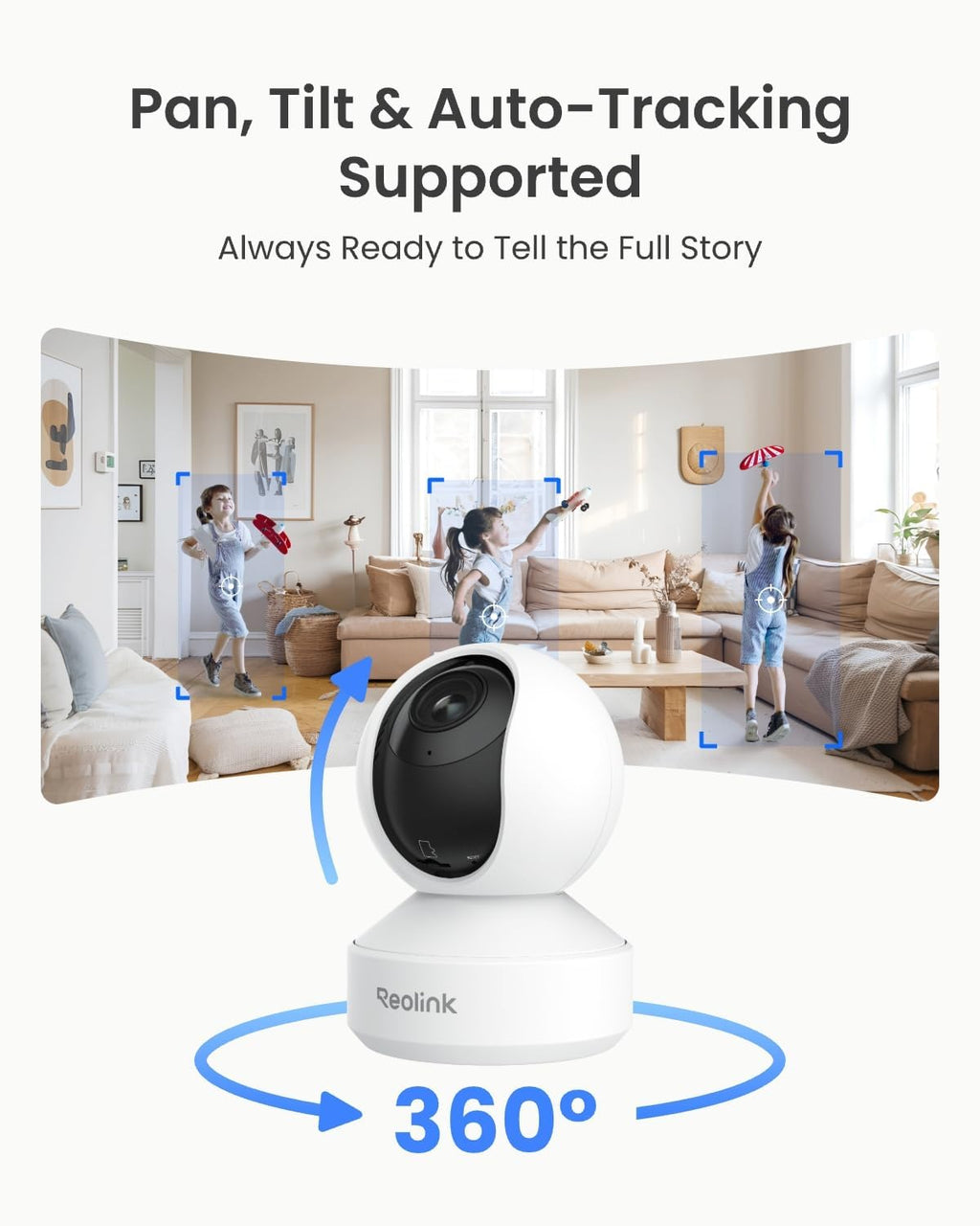 REOLINK Doorbell Camera Bundle 5MP Indoor Camera E1 Zoom,Remote Control in One App, No Subscription Fee, Local Storage, Works w/Goodle Assistant