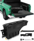 SCITOO Truck Bed Tool Box for Jeep Gladiator 2020-2023 Left Driver Side,Multi-Compartment Dividers Organized Storage,Heavy Duty & No-Drill Installation