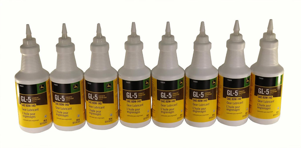 John Deere Original Equipment (8 Pack) GL-5 Synthetic SAE 80W-140 Gear Lubricant - TY26372