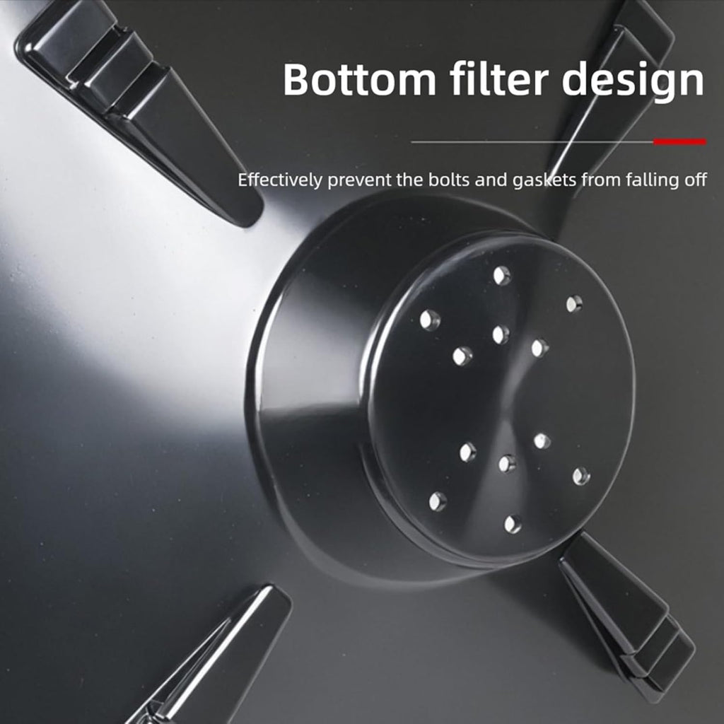 Black Transmission Pan for Use with Lift Oil Drains, Large Fluid Catch Square Drain Pan Fits Many Different Funnels, Easy to Clean for Automotive Repairs and Oil Changes