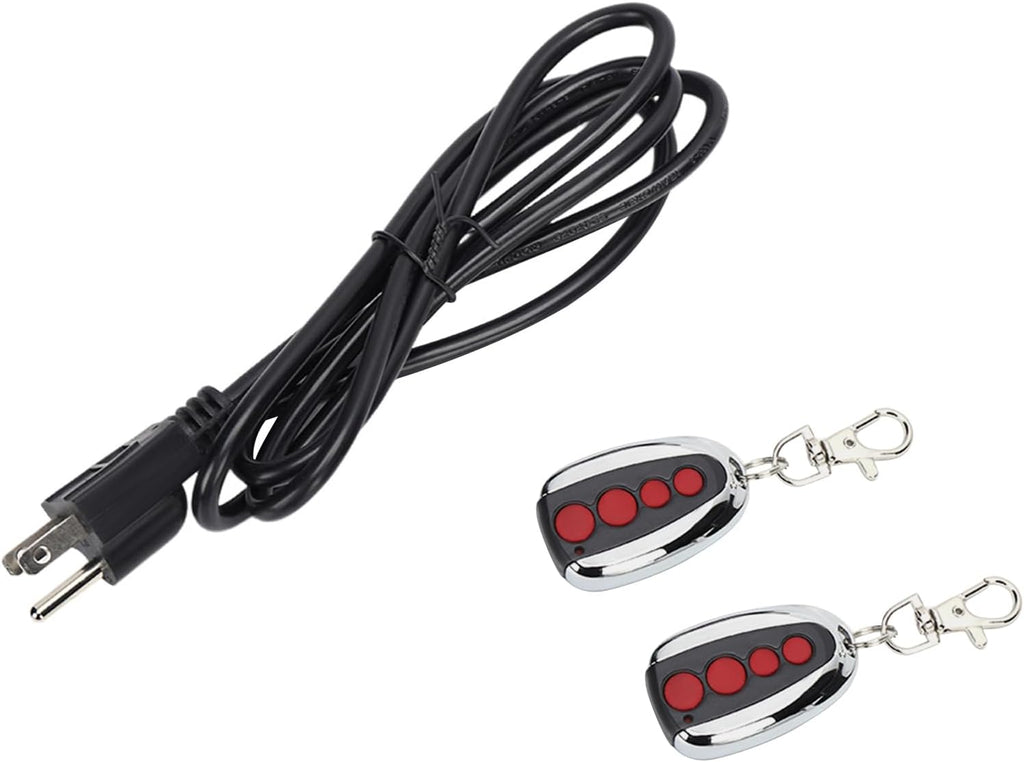 Electric Garage Roller, Electric Garage Roller Remote Door Opener, Electric Rolling Shutter Roller Remote 250N Force 2 Remotes + Control Box