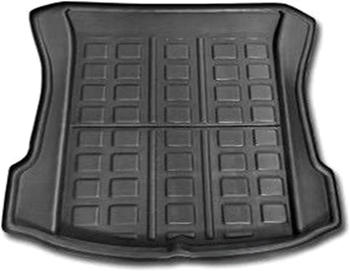 Auto Rear Trunk Tray Cargo Liner Boot Floor Mat Carpet TPR Waterproof Compatible with Tesla Model 3 2017 2018 2019 Car Accessories