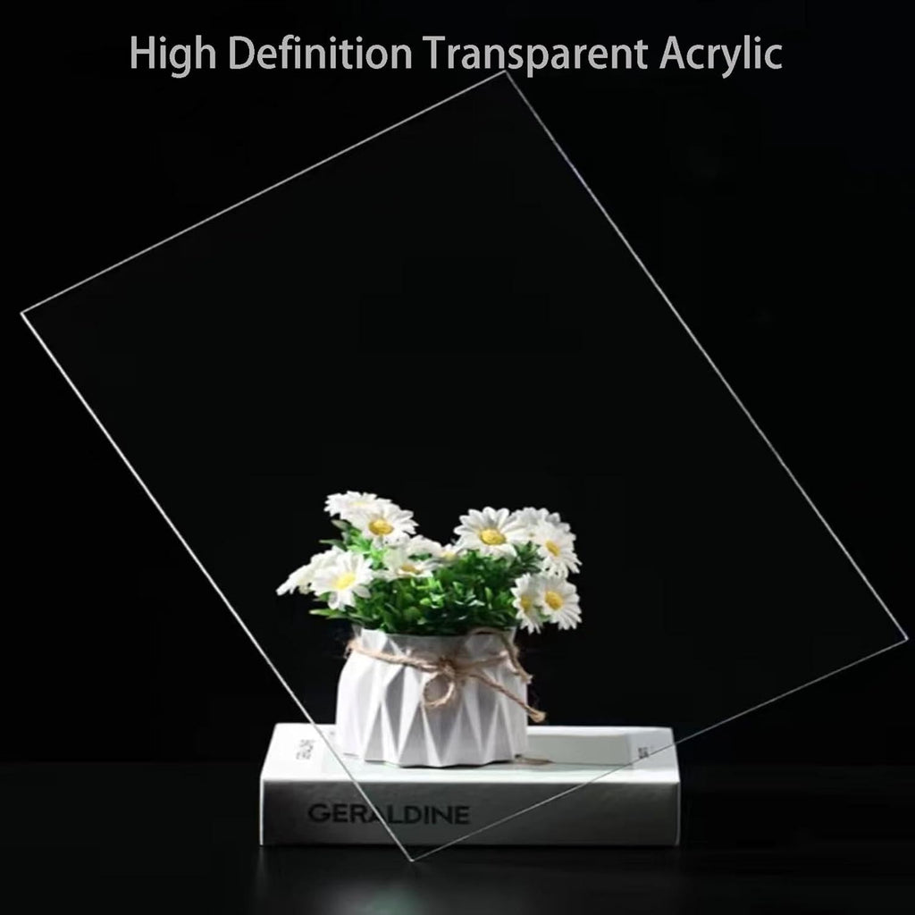 Transparent Acrylic Display Case for Lego 21353 Botanical Garden Model, Clear Box, Storage Box, Dustproof Box (Model not Included) (3mm-Background)